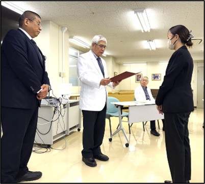 【新古賀病院】【新古賀ﾘﾊﾋﾞﾘﾃｰｼｮﾝ病院みらい】特定行為研修の合同修了式・入校式を行いました